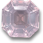 Quartzo Rosa Corte Asscher