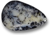 Cabochão de ágata dendrítica