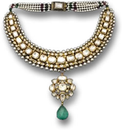 Colar Mughal Kundan