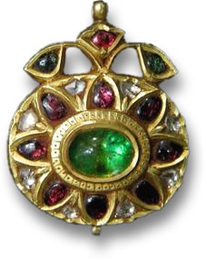 Pingente Mughal Kundan