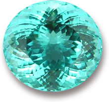 Gema de Turmalina Paraíba Oval