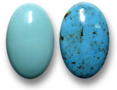 Cabochões Turquesa