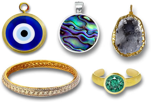 Various Colorful Styles of Gemstone Jewelry