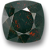 Bloodstone com corte almofadado