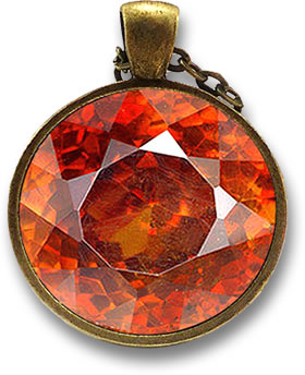 Bronze Sphalerite Pendant