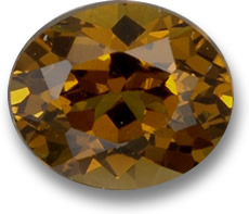 Pedra preciosa granada Mali marrom
