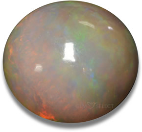Pedra preciosa de opala de chocolate multicolorida