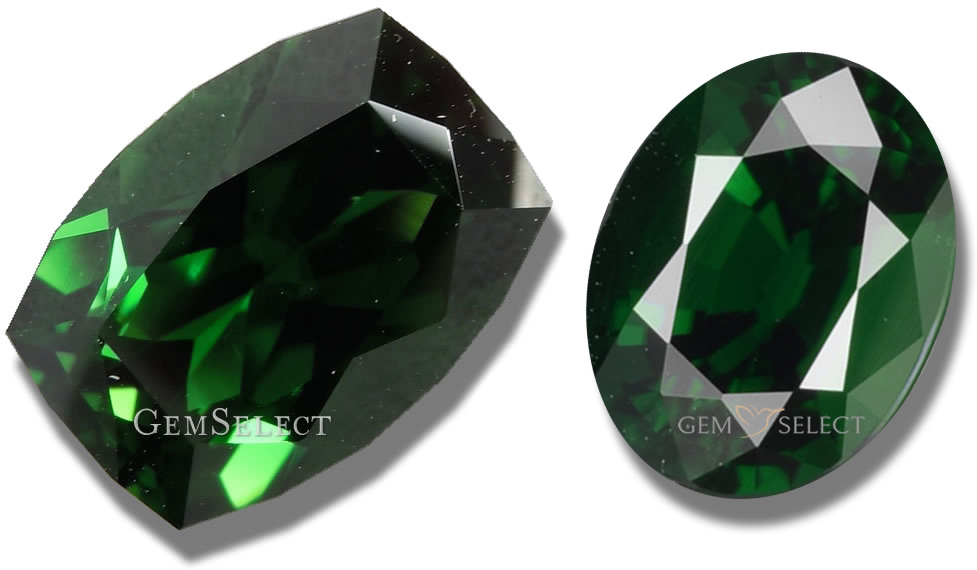 Gemas de turmalina cromada da GemSelect - imagem grande
