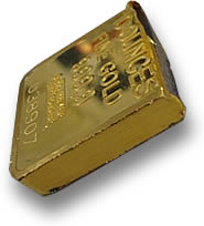 Tungstênio banhado a ouro