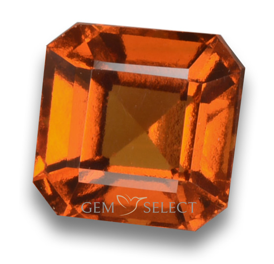 Uma pedra preciosa de granada hessonita da GemSelect - Imagem grande