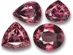 Pedras preciosas de zircônia rosa