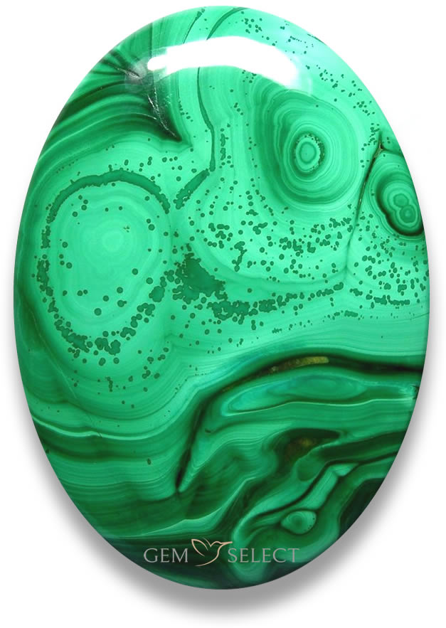 Pedras preciosas de malaquita de GemSelect - imagem grande