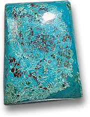 Cabochão de Azurita Azul Multicolorido