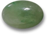 Cabochão de jadeíte birmanês natural