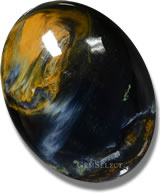 Pietersite cabochão