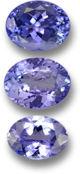 Gemas de Tanzanita Azul Violeta