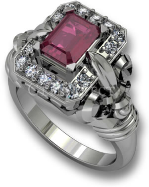 Ruby and Diamond Ring