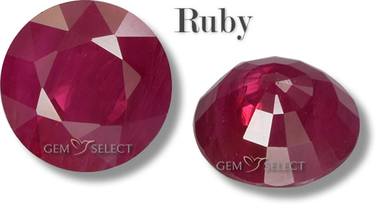 Uma foto de pedras preciosas de rubi para câncer da GemSelect - Imagem grande