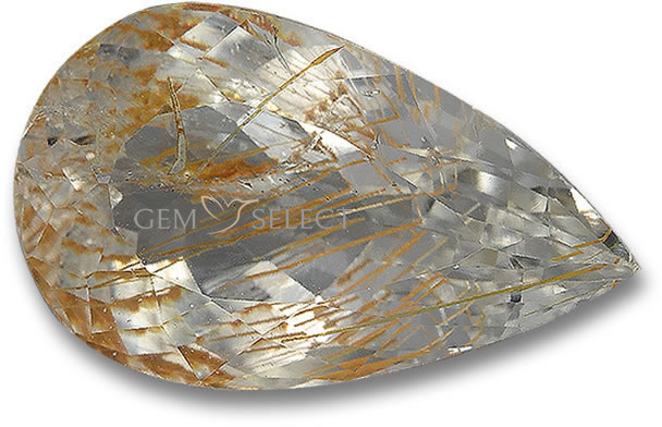 Pedras preciosas rutilo topázio de GemSelect - imagem grande