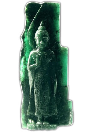Escultura Sagrada de Buda Esmeralda