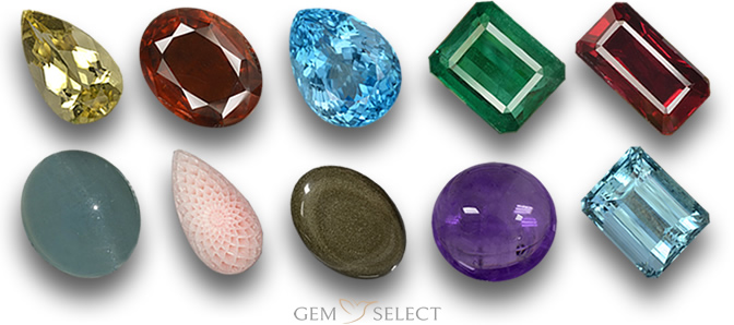 Pedras preciosas de Escorpião da GemSelect - imagem grande