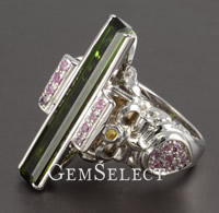 anel de prata turmalina Buy Tourmaline Gems