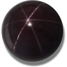 Cabochões de granada estrela da GemSelect