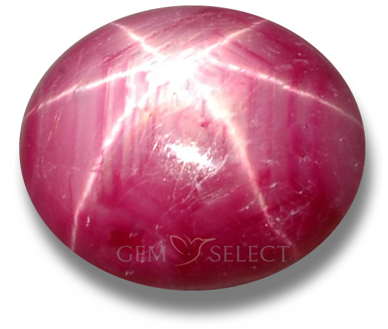 Pedras preciosas Star Ruby da GemSelect - Imagem grande