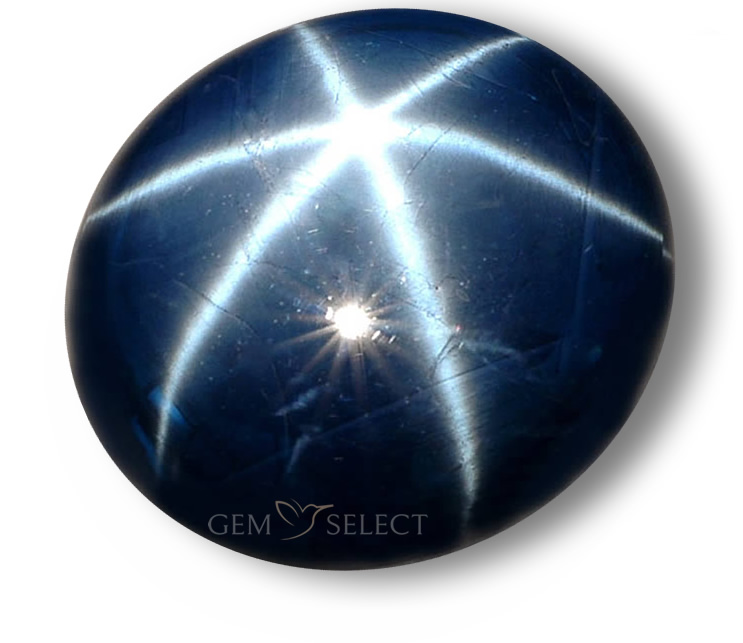 Pedras preciosas de safira estrela da GemSelect - imagem grande