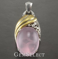 Pingentes de pedras preciosas de dois tons Shop gemstone pendants