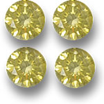 Diamantes champanhe amarelos