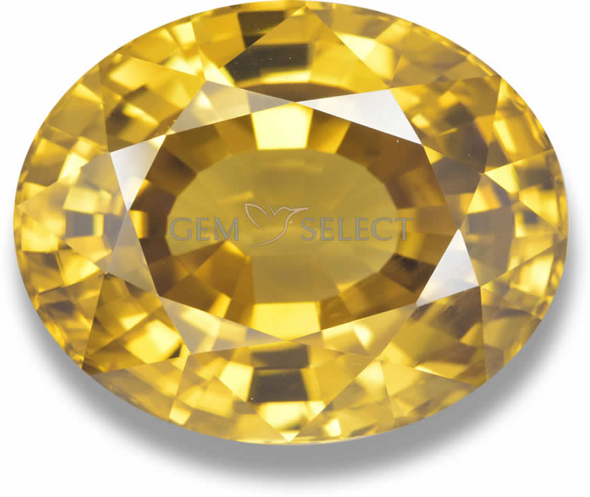 Gemas amarelas e douradas da GemSelect - Imagem grande