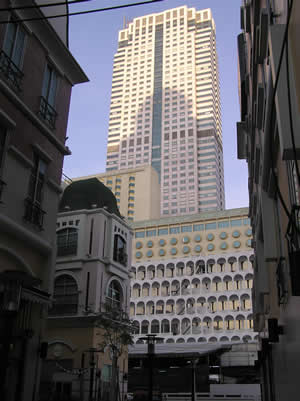 Centro de comércio de joias em Bangkok