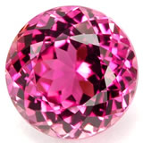 Pedra preciosa rosa de primeira qualidade