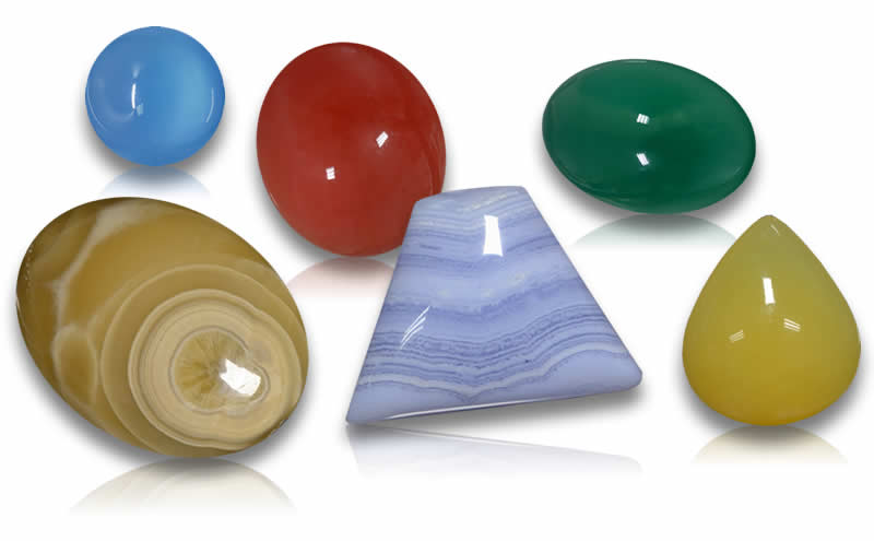Cabochão de ágata à venda