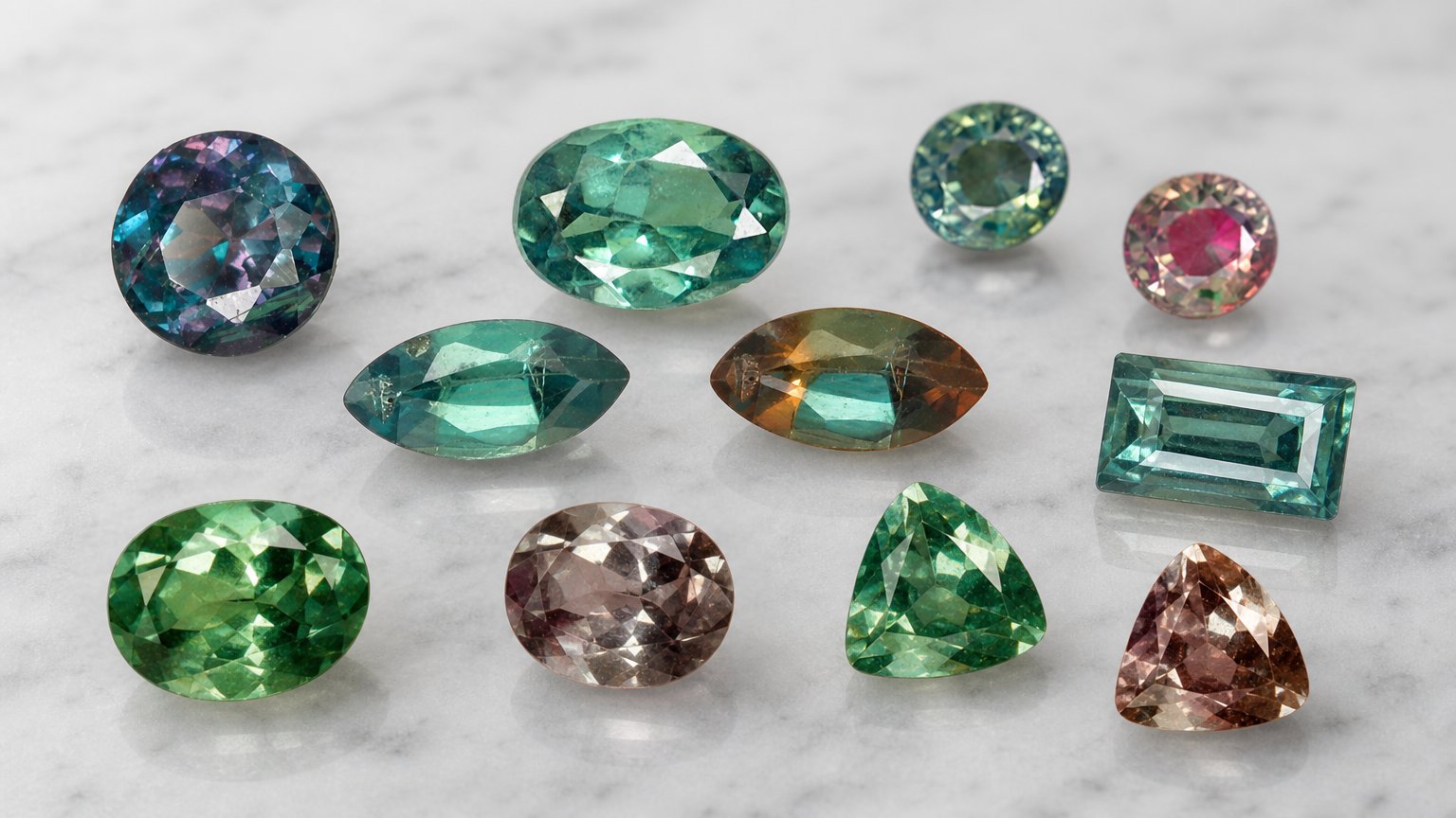 Gemas de alexandrita natural - guia de compra