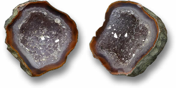 Geodo de ágata solto à venda