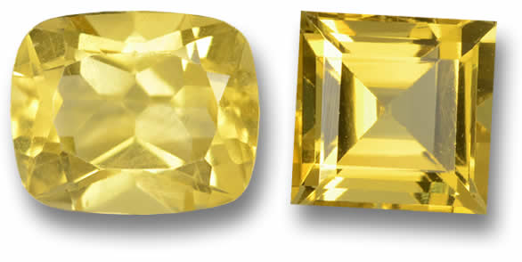 Berilo dourado solto à venda