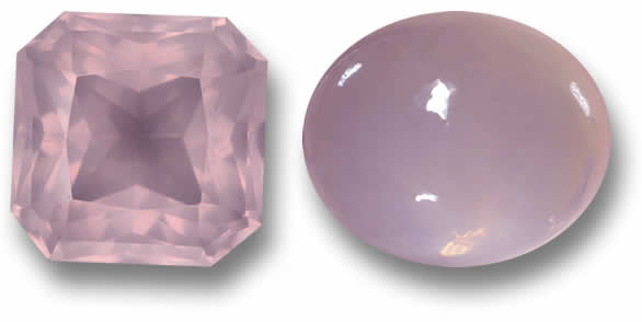 Quartzo rosa solto à venda