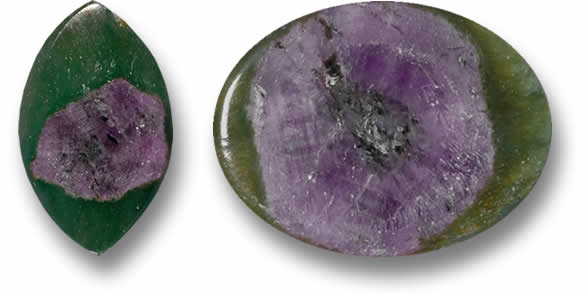 Ruby solto em Fuchsite à venda