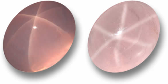 Quartzo rosa estrela solto à venda