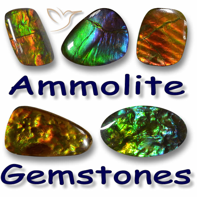 Pedras preciosas de ammolita