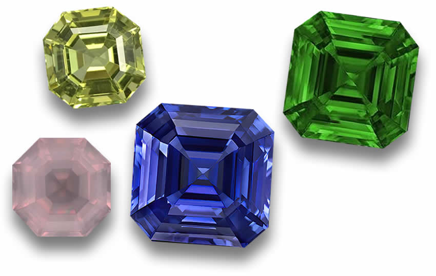 Compre pedras preciosas lapidadas Asscher