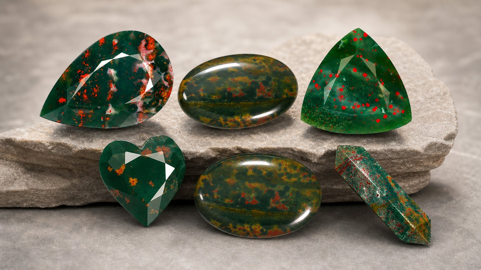Gemas de Pedra de Sangue Natural - guia de compra