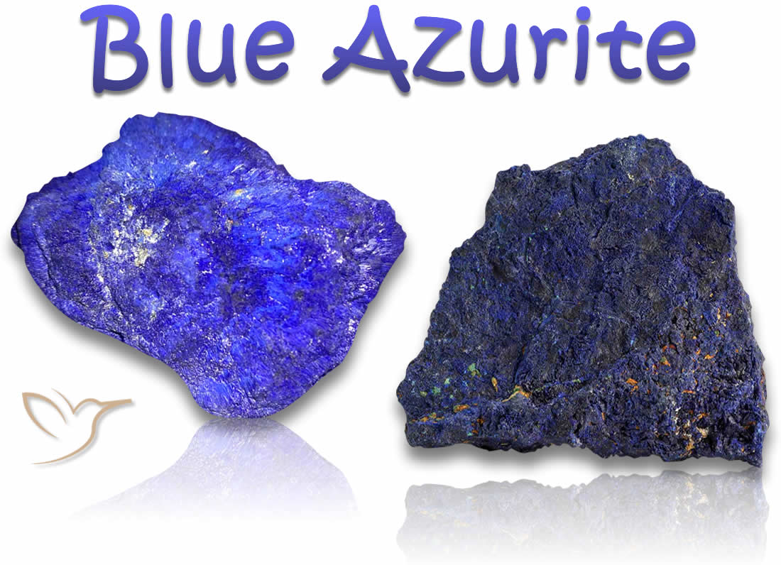 Pedras Brutas de Azurita Azul