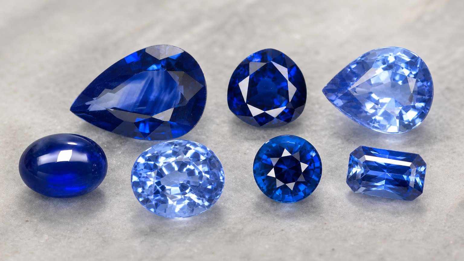 Guia de compra de gemas de safira azul natural
