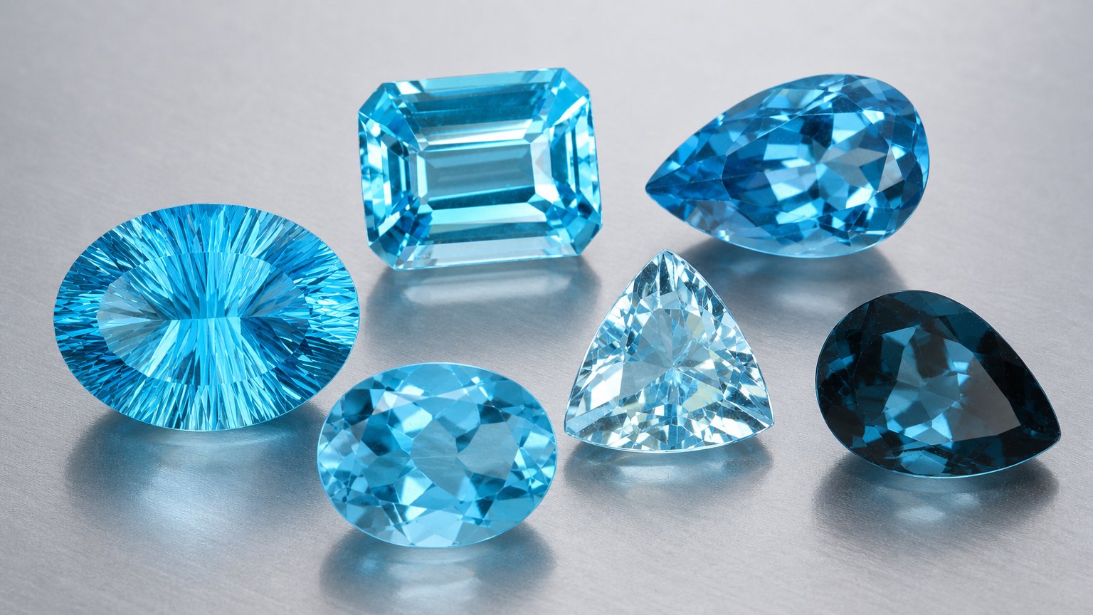 Guia de compra de gemas de topázio azul natural