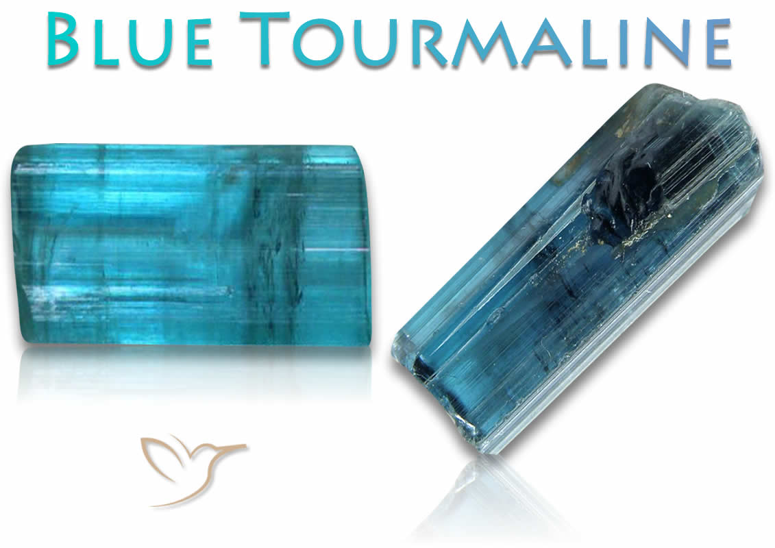 Pedras de turmalina azul à venda