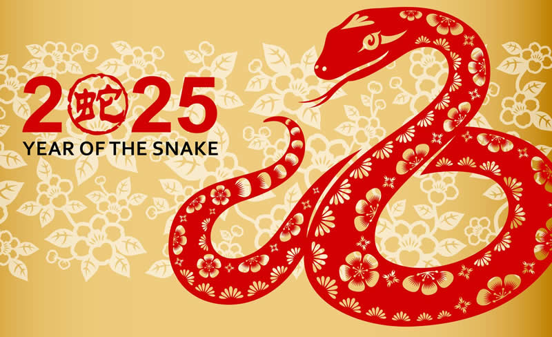 Ano Novo Chinês e Pedras Preciosas do Ano da Serpente