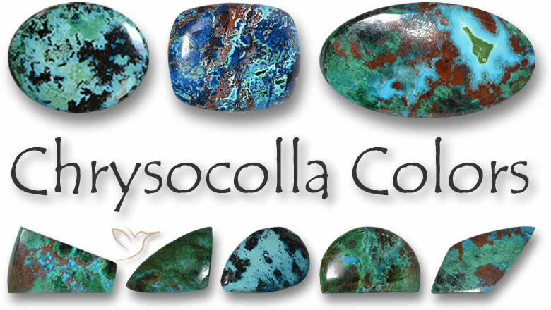 Cores de Crisocola